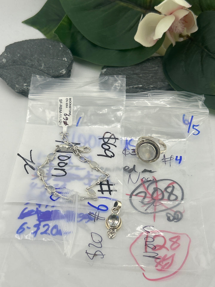RESERVED FOR: Noon - 6/5/2025 tiktok (48 hr) Reservation Live Show - 3 Sterling Silver Items