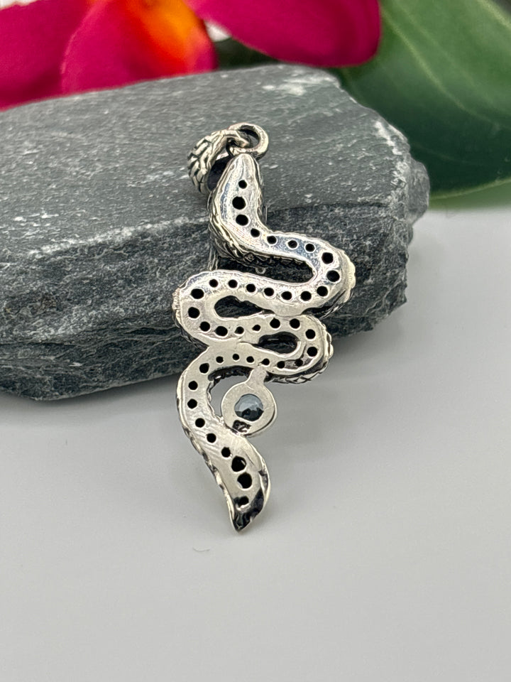 Bali Topaz Dragon Pendant