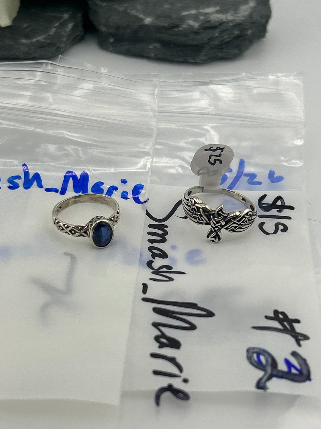 RESERVED FOR: Smash_Marie - 5/26/2025 tiktok A.M Live Show - 1 Sterling Silver Items