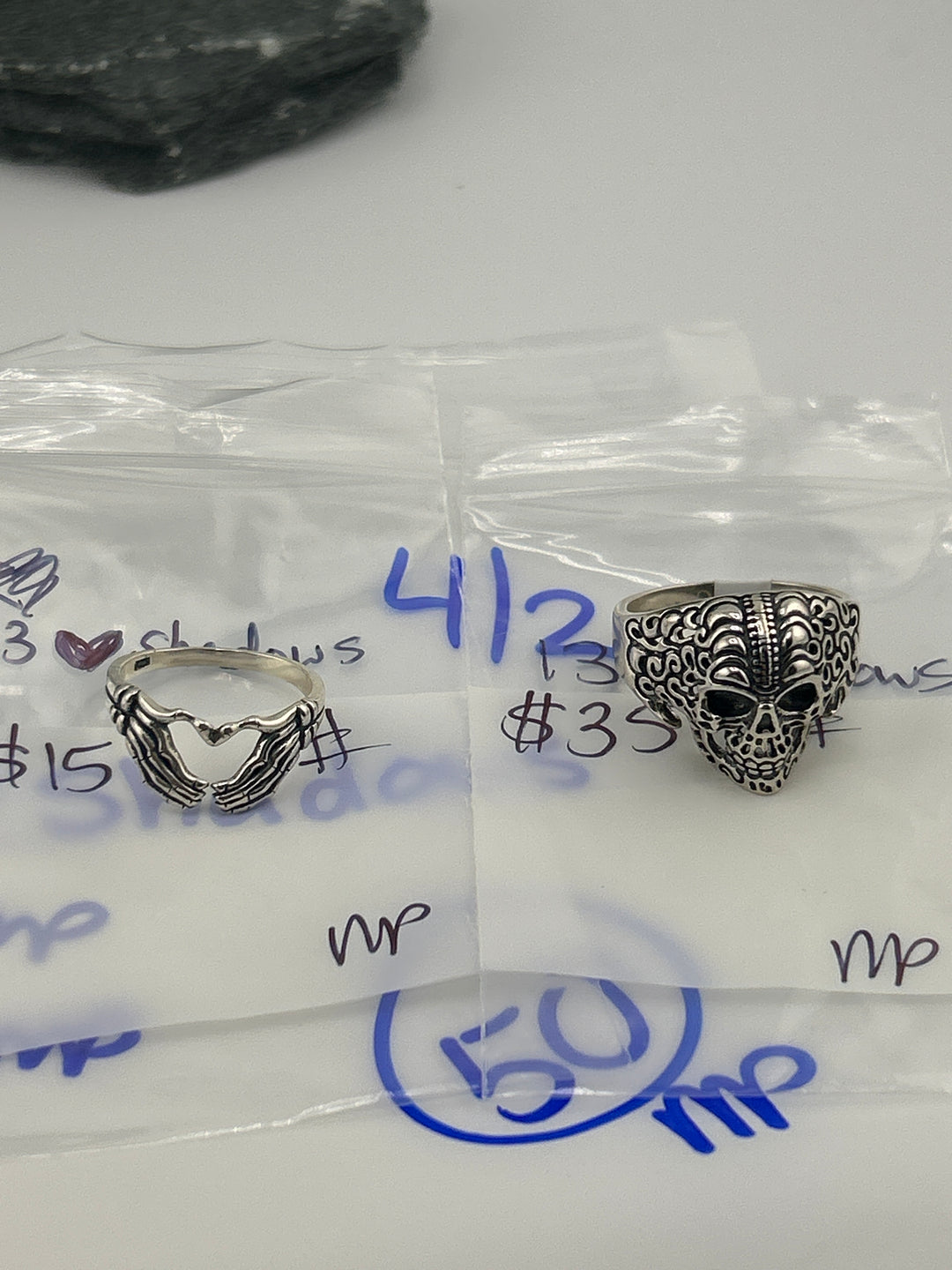 RESERVED FOR: 13🖤shadows - 4/2/2025 Tiktok Live Show - 2 Sterling Silver Items