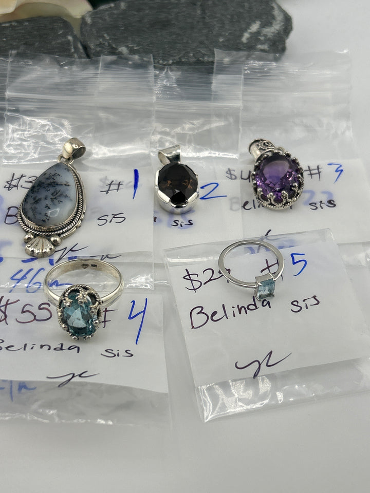 RESERVED FOR: Belinda sis - 3/27/2025 tiktok Live Show - 5 Sterling Silver Items