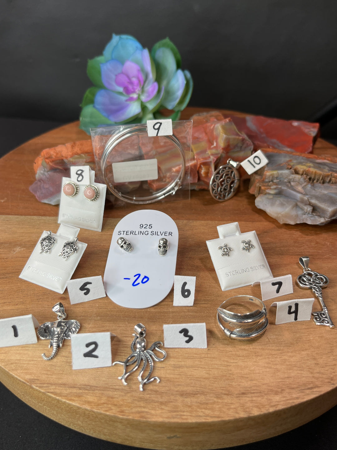 RESERVED FOR: Karen P-7/7/24- 19 Sterling Silver Items