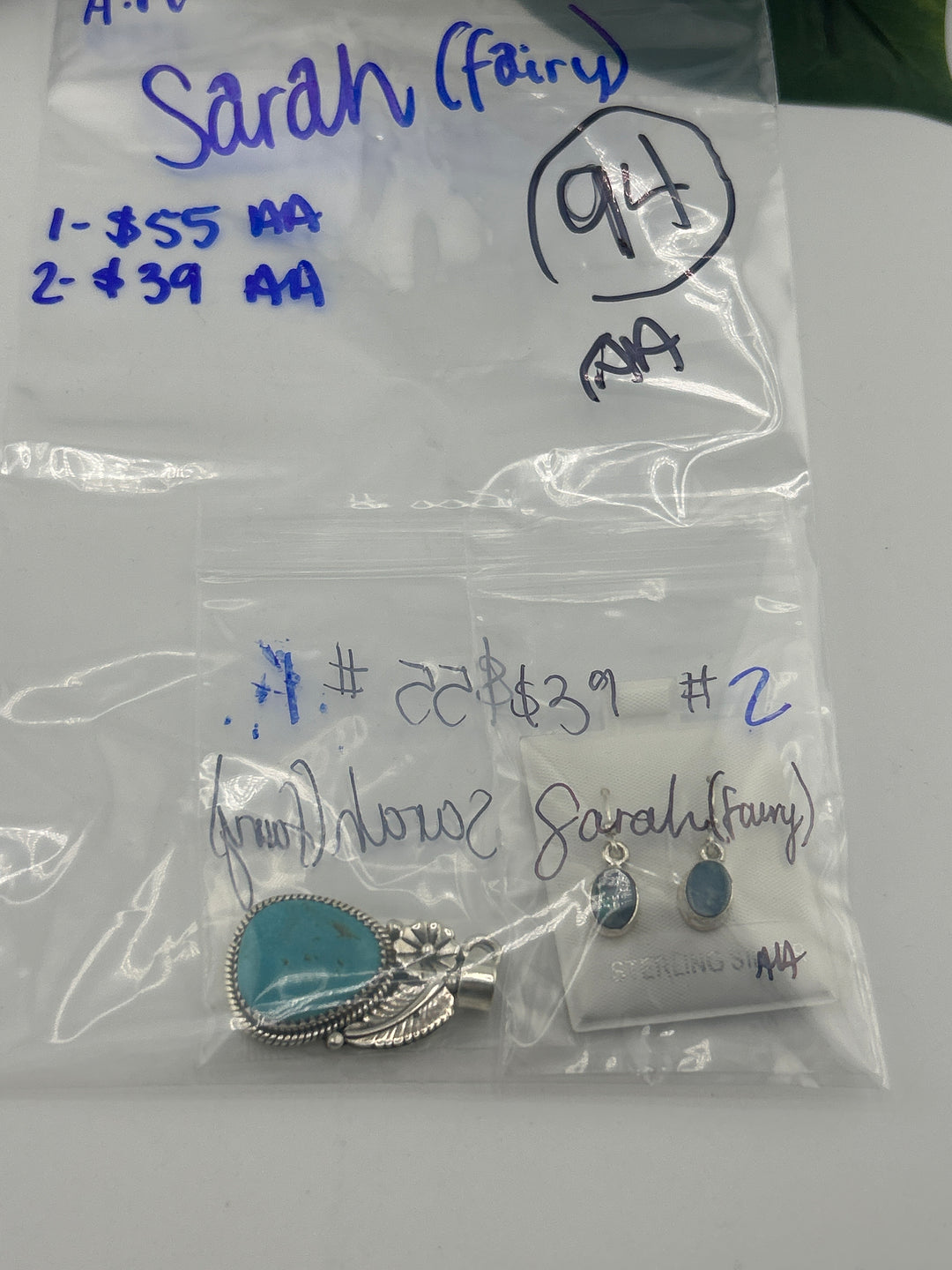 RESERVED FOR: Sarah🧚‍♀️ - 6/9/2025 tiktok A.M Live Show - 2 Sterling Silver Items