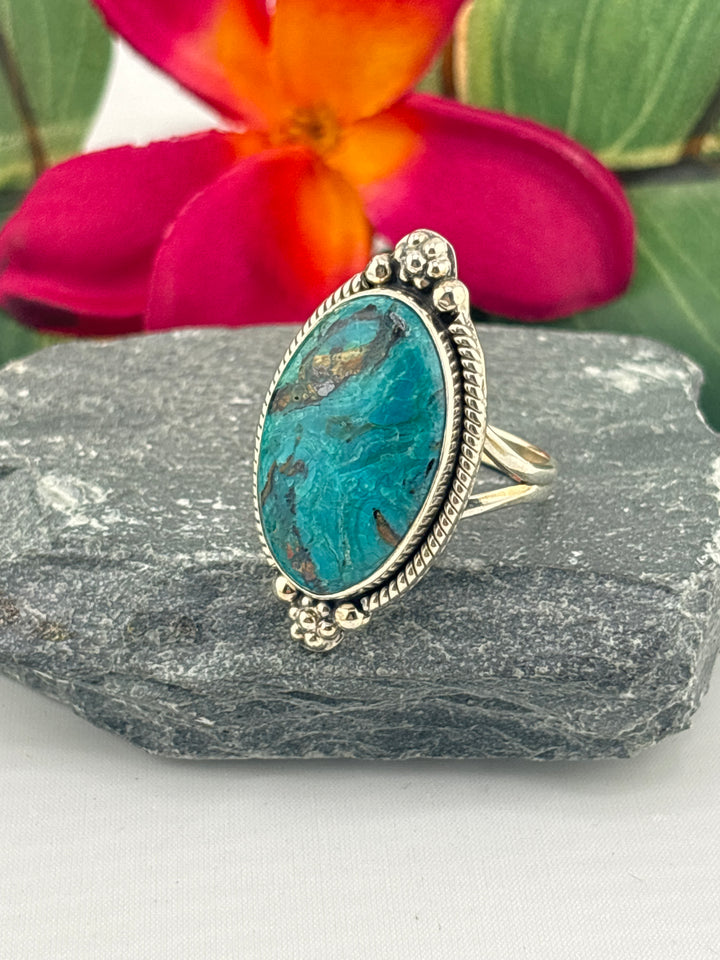 Opalized Wood Ring Size 11.25