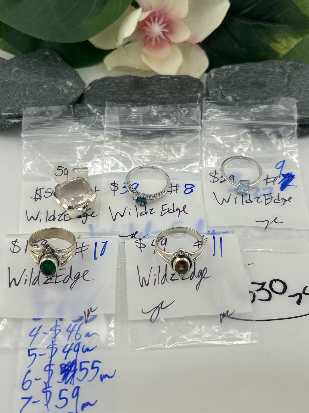 RESERVED FOR: WildzEdge - 3/27/2025 tiktok Live Show - 11 Sterling Silver Items