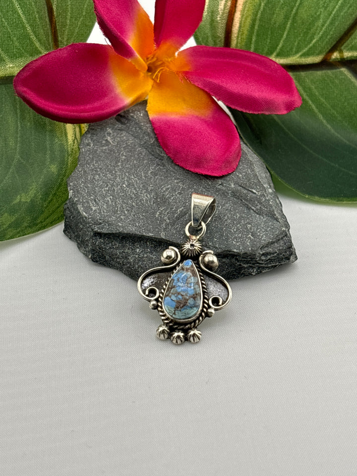Golden Hills Turquoise Pendant