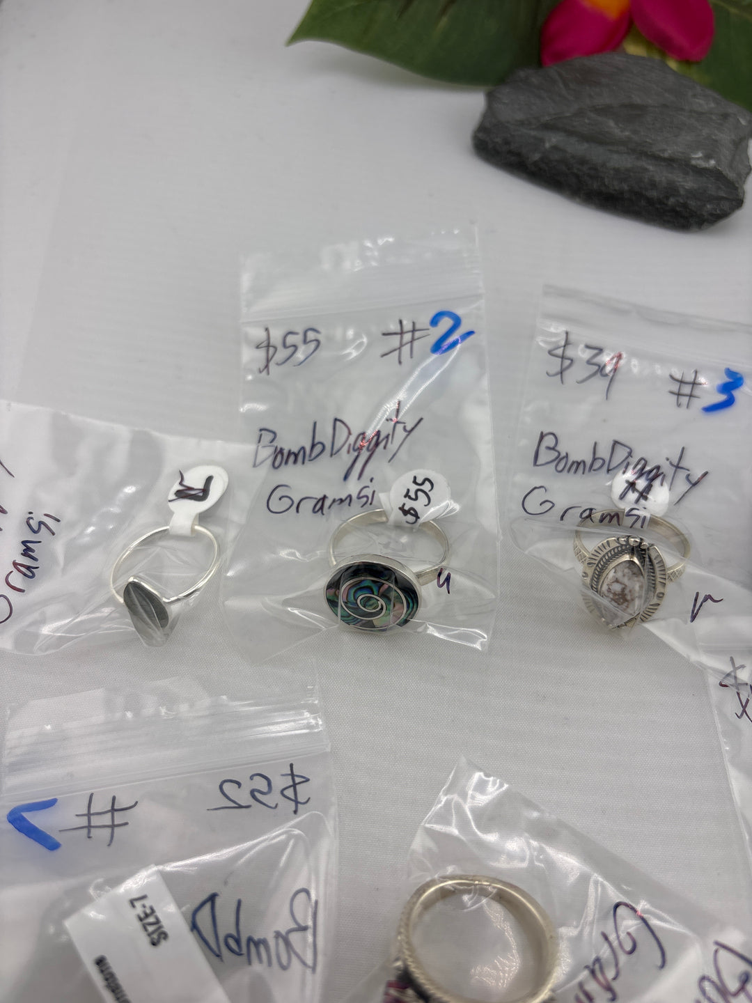 PM SHOW 48HR - RESERVED FOR: BombDiggity Gramsi - 9/30/2025 FL tiktok Live Show - 14 Sterling Silver Items
