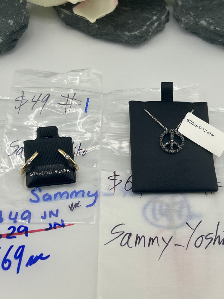 RESERVED FOR:  Sammy_Yoshiko- 5/10/2025 tiktok Live Show - 2 Sterling Silver Items