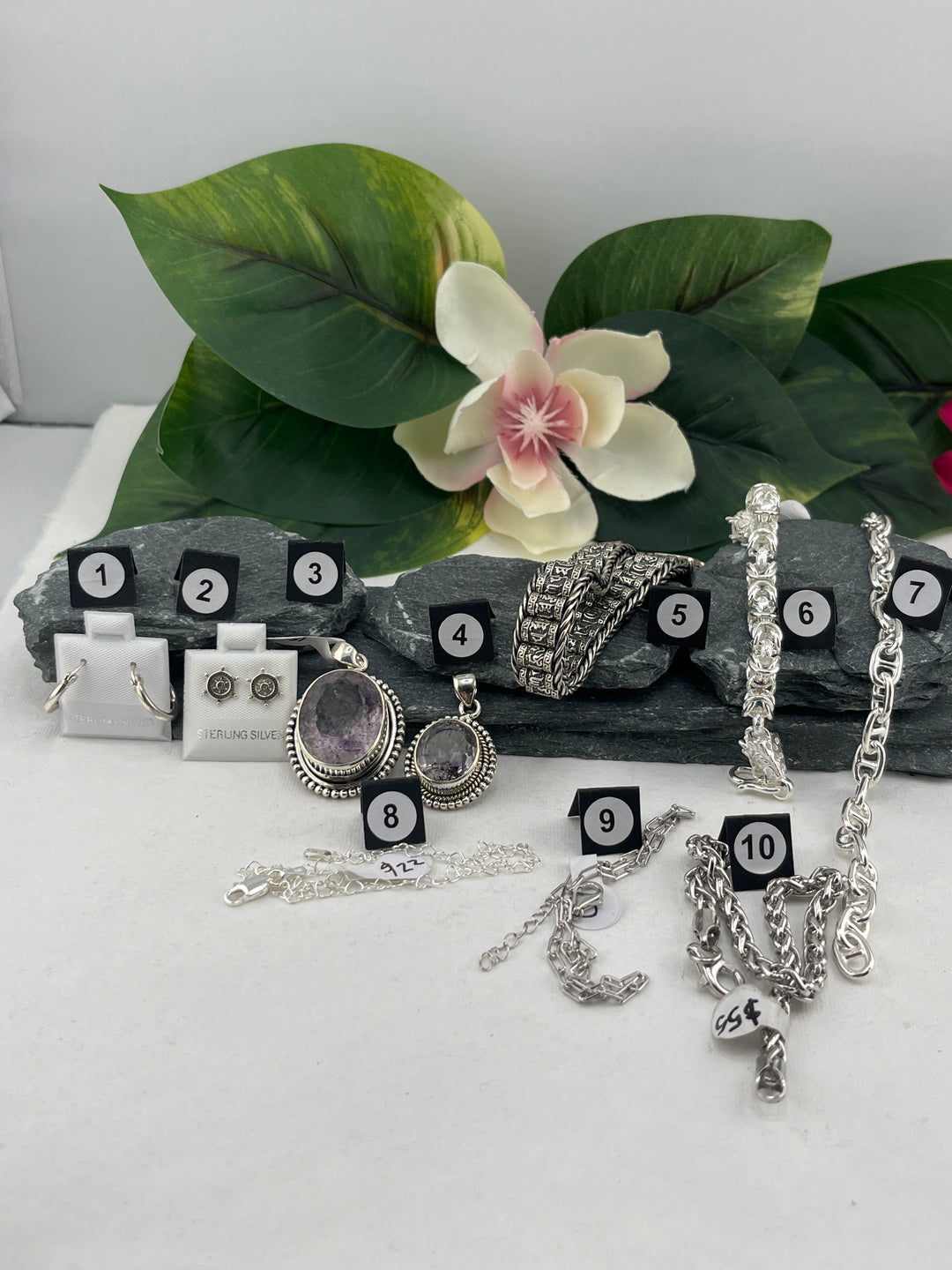 RESERVED FOR: ANGIE- 1/4/2025 - 10 Sterling Silver Items