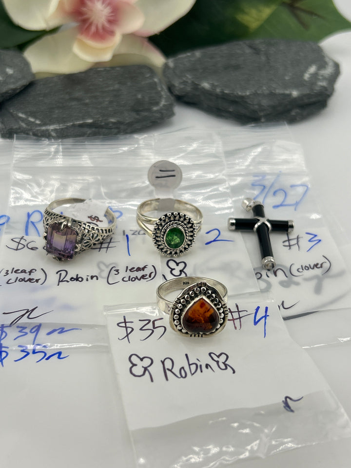 RESERVED FOR: ☘️Robin☘️ - 3/27/2025 tiktok Live Show - 4 Sterling Silver Items