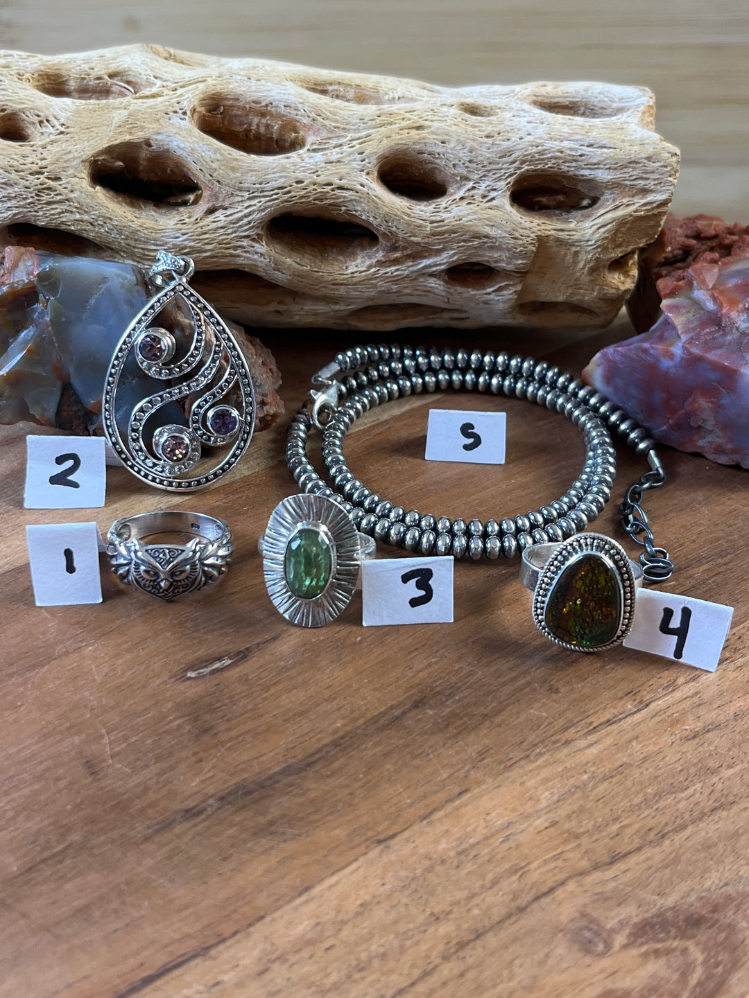 RESERVED FOR: Ruth Adedeji-7/14/24-5 Sterling Silver Items