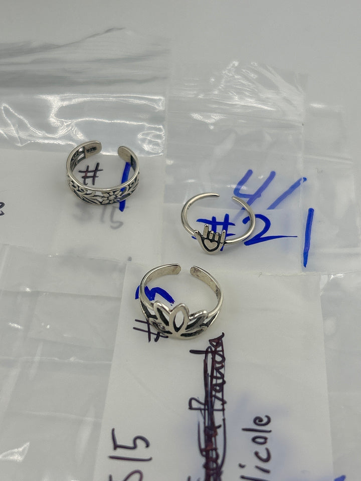 RESERVED FOR: Nicole - 4/11/2025 The Collective Boutique App Live Show - 3 Sterling Silver Items