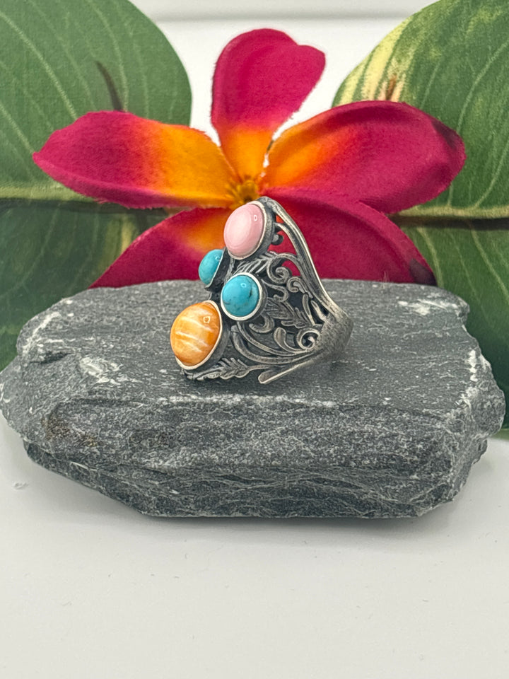 Cluster Shield Ring Size 8.75