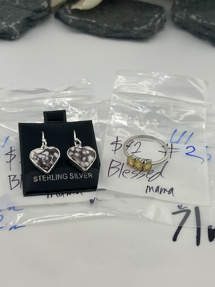 RESERVED FOR: Blessed mama - 4/26/2025 tiktok Live Show - 2 Sterling Silver Items
