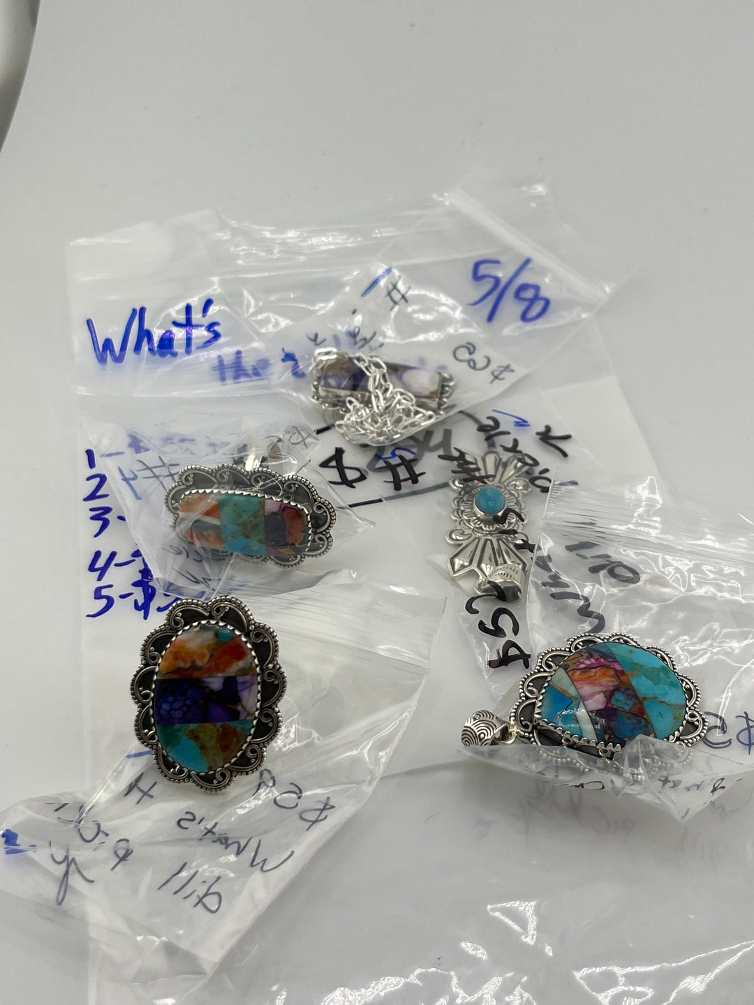RESERVED FOR: What's the dill pickle - 5/8/2025 tiktok Live Show - 5 Sterling Silver Items