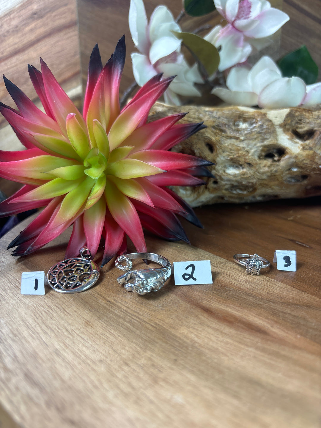 RESERVED FOR: Michigan-Go Blue 7/25/24- 3 Sterling Silver Items