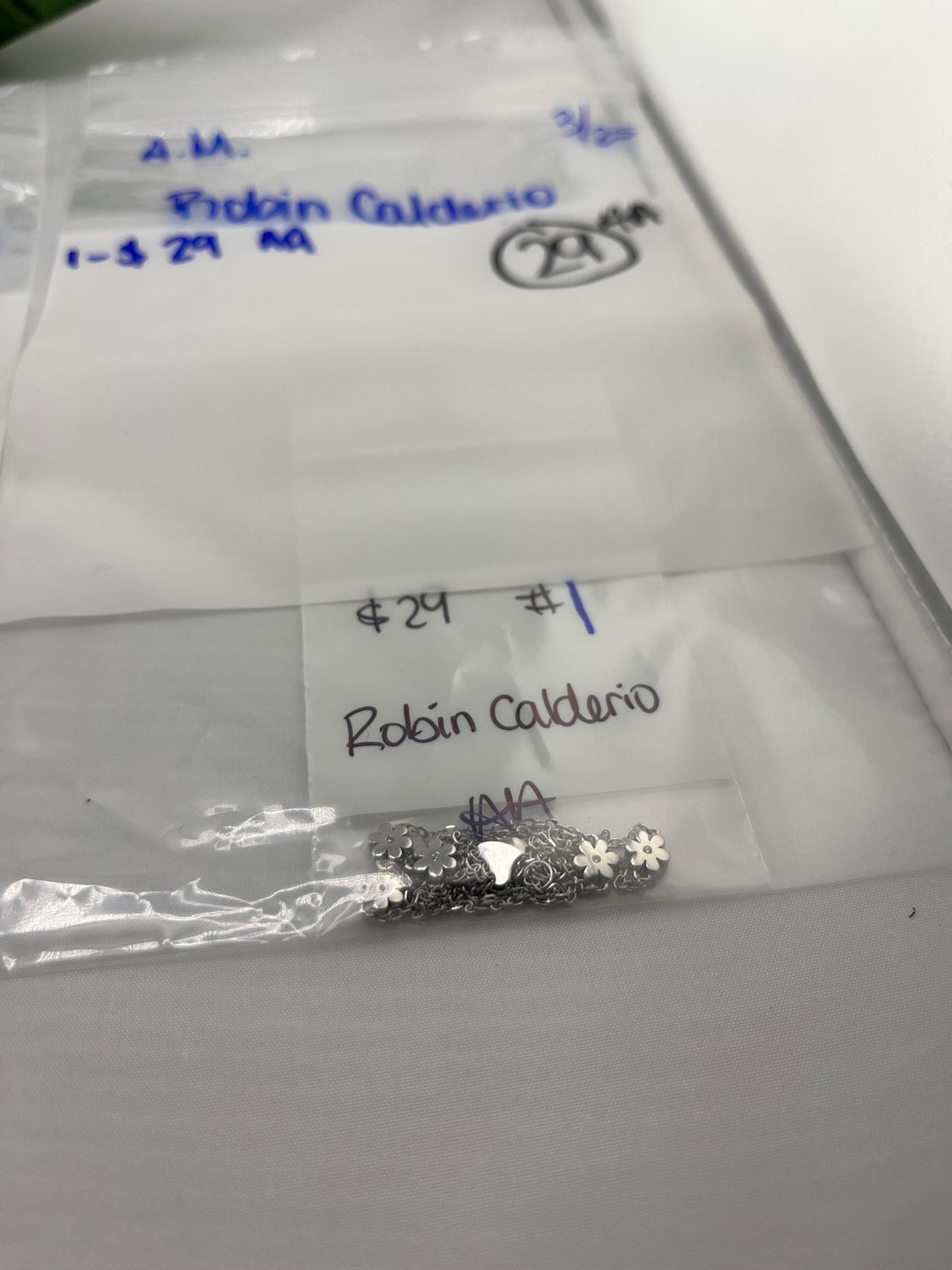 RESERVED FOR: Robin Calderio  - 3/25/2025 A.M. Live Show - 1 Sterling Silver Items