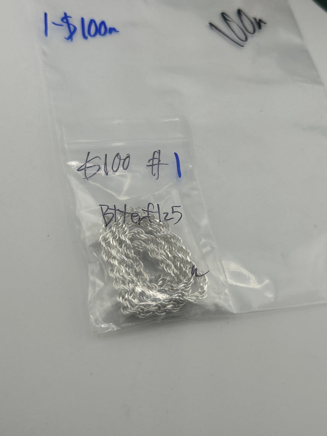 RESERVED FOR: Btterflz5 - 6/6/2025 tiktok Reservation Live Show - 1 Sterling Silver Items
