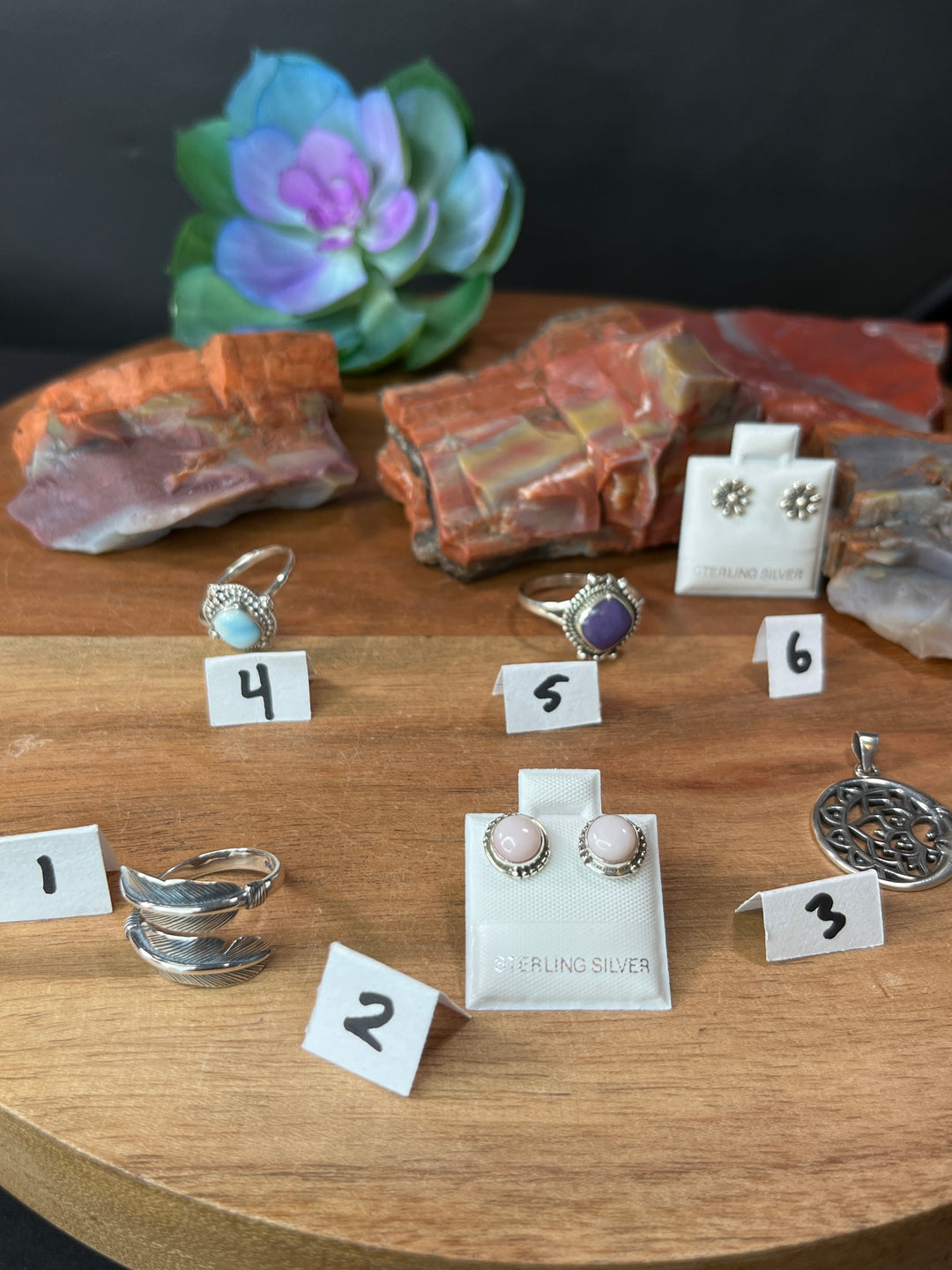 RESERVED FOR: Lori J-7/7/24- 6 Sterling Silver Items