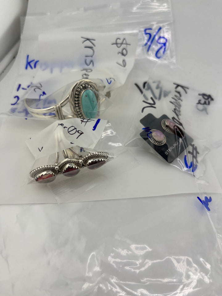 RESERVED FOR: Krispiper09 - 5/8/2025 tiktok Live Show - 3 Sterling Silver Items