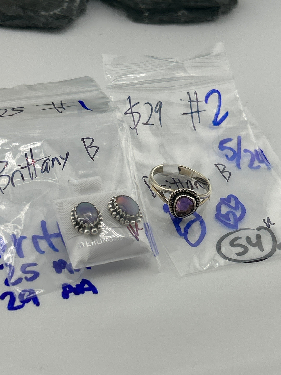 RESERVED FOR: 💞Brittany B💞- 5/24/2025 tiktok Live Show - 2 Sterling Silver Items