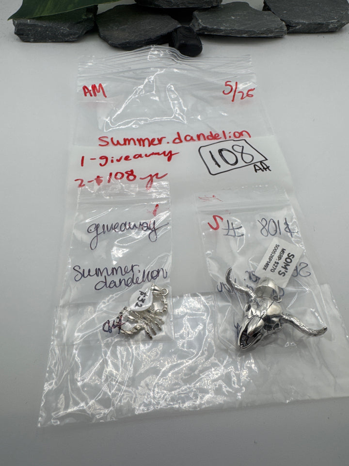 summer.dandelion - 5/25/26 - 2 925 Sterling Silver Items