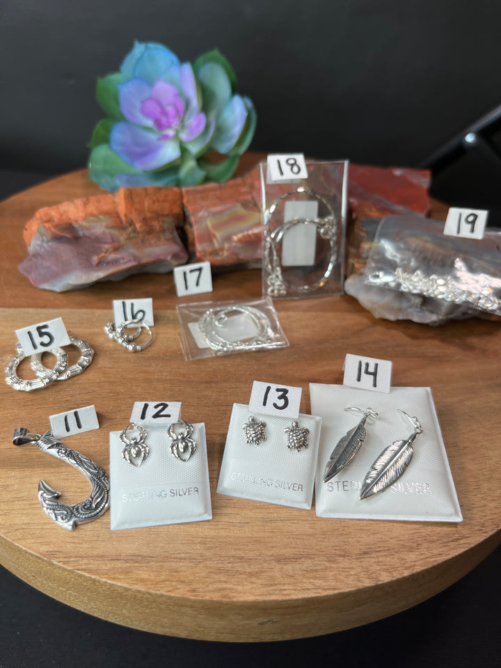 RESERVED FOR: Karen P-7/7/24- 19 Sterling Silver Items