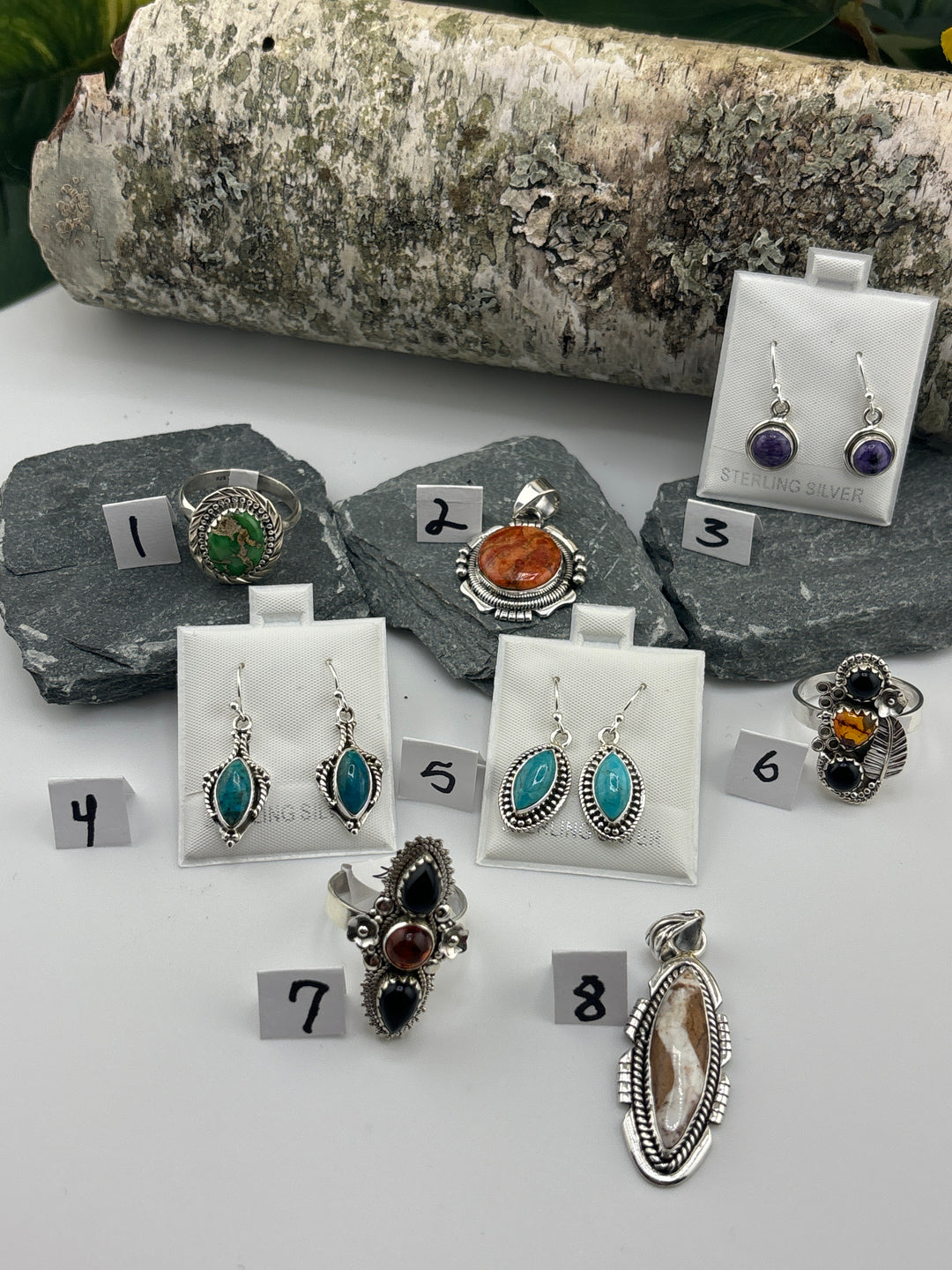 RESERVED FOR: justmeinTN-10/12/2024 - 8 Sterling Silver Items
