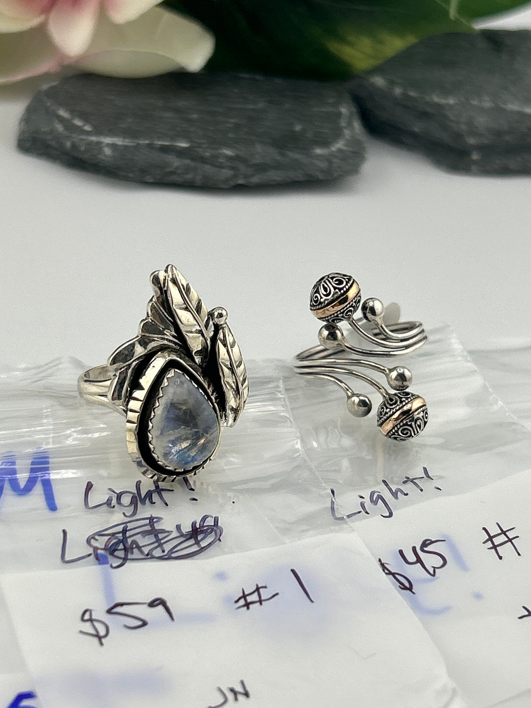 RESERVED FOR:  Light!- 5/5/2025 tiktok A.M Live Show - 2 Sterling Silver Items
