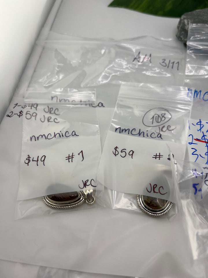 RESERVED FOR:  nmchica - 3/11/2025 A.M Live Show - 2 Sterling Silver Items