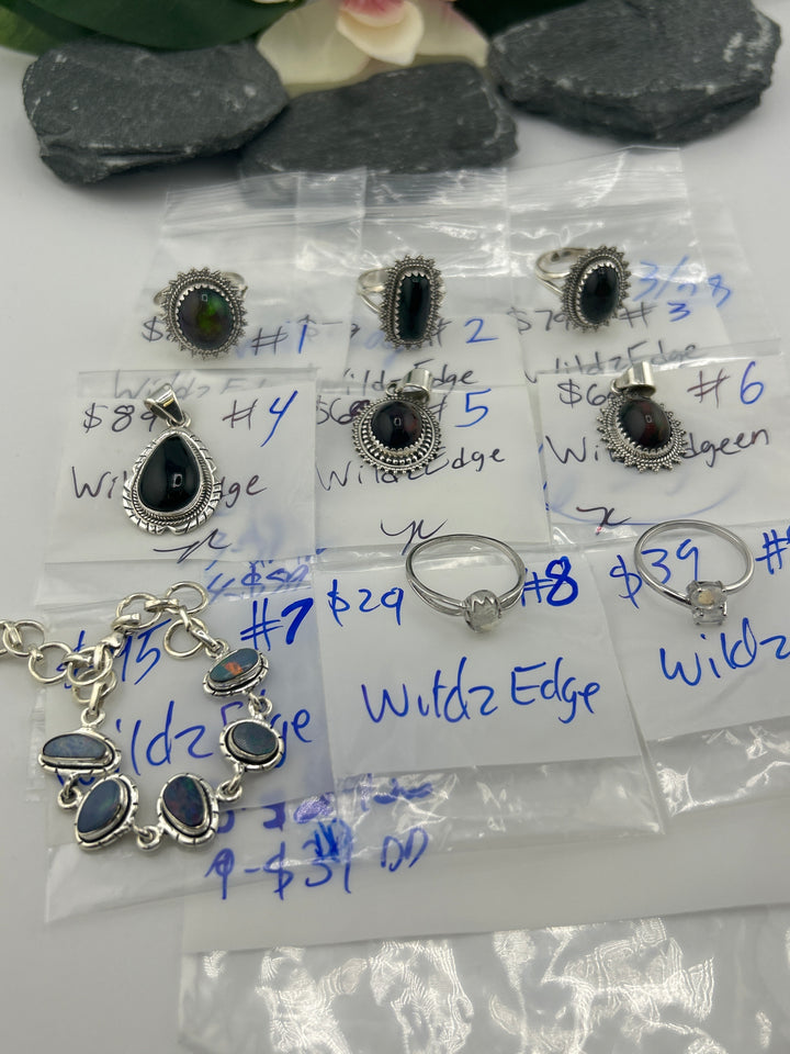 RESERVED FOR: WildzEdge - 3/28/2025 tiktok Live Show -9  Sterling Silver Items