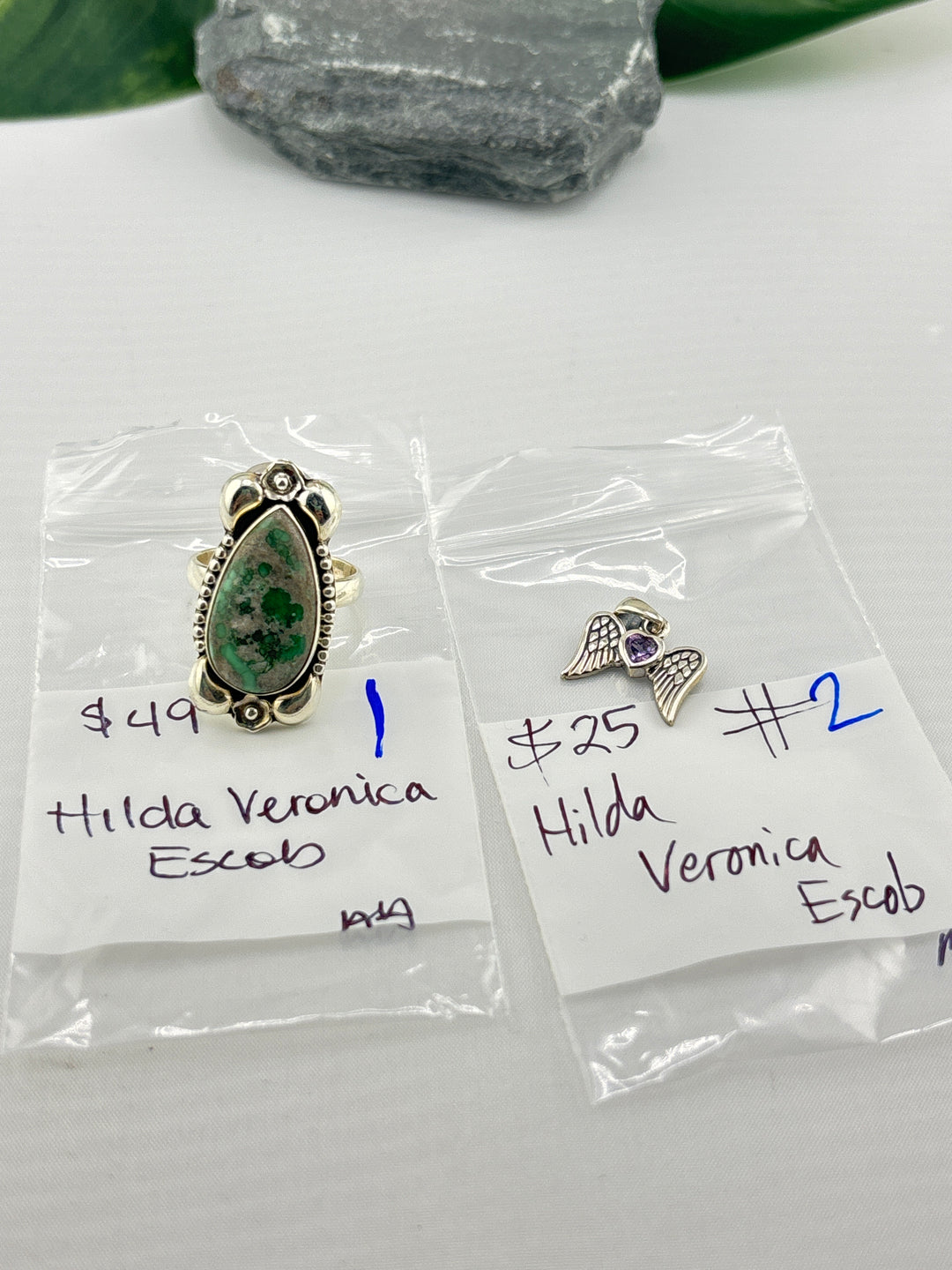RESERVED FOR: Hilda Veronica Escob - 4/9/2025 tiktok Live Show - 2 Sterling Silver Items