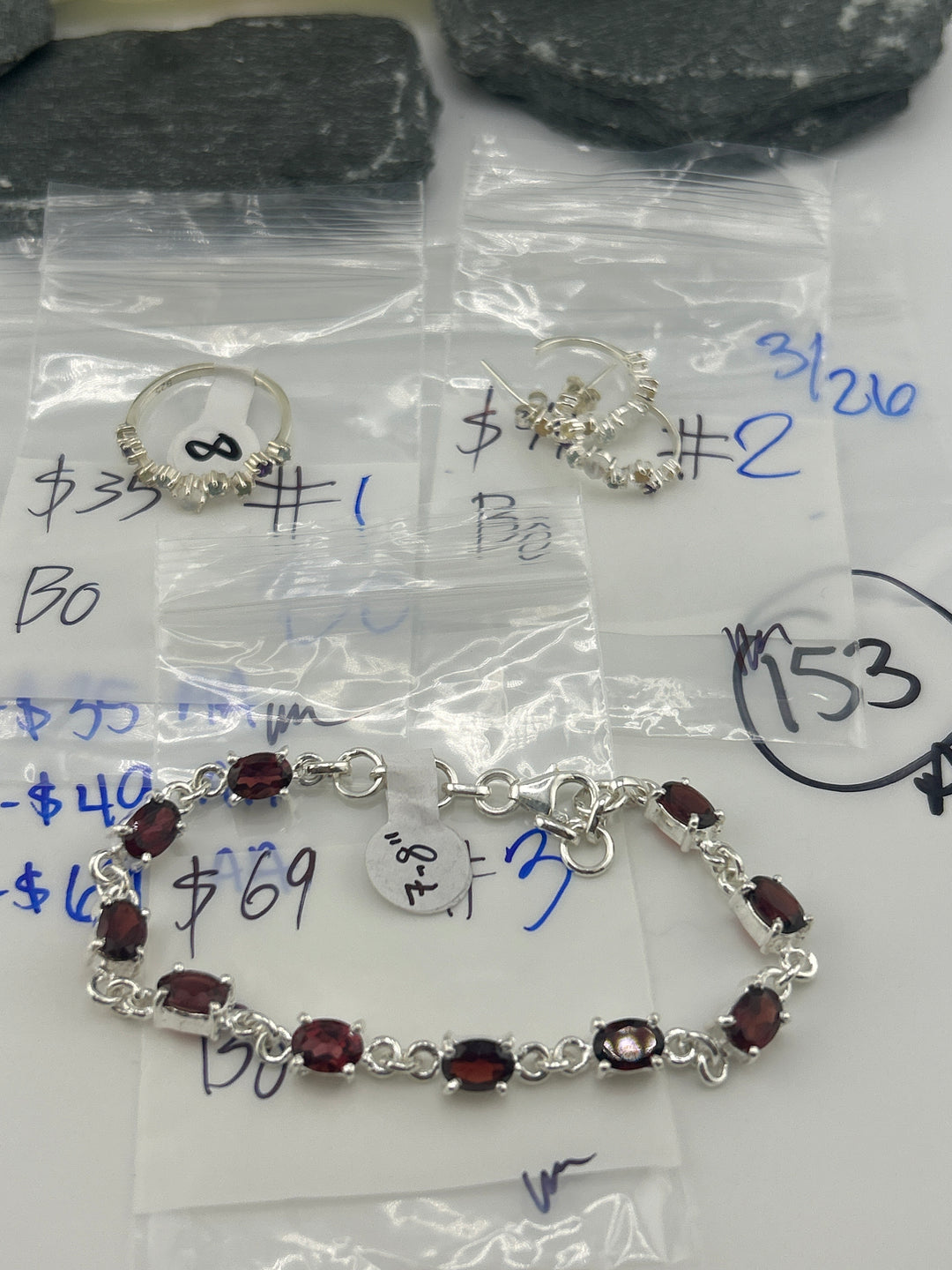 RESERVED FOR: Bo - 3/26/2025 tiktok Live Show - 3 Sterling Silver Items