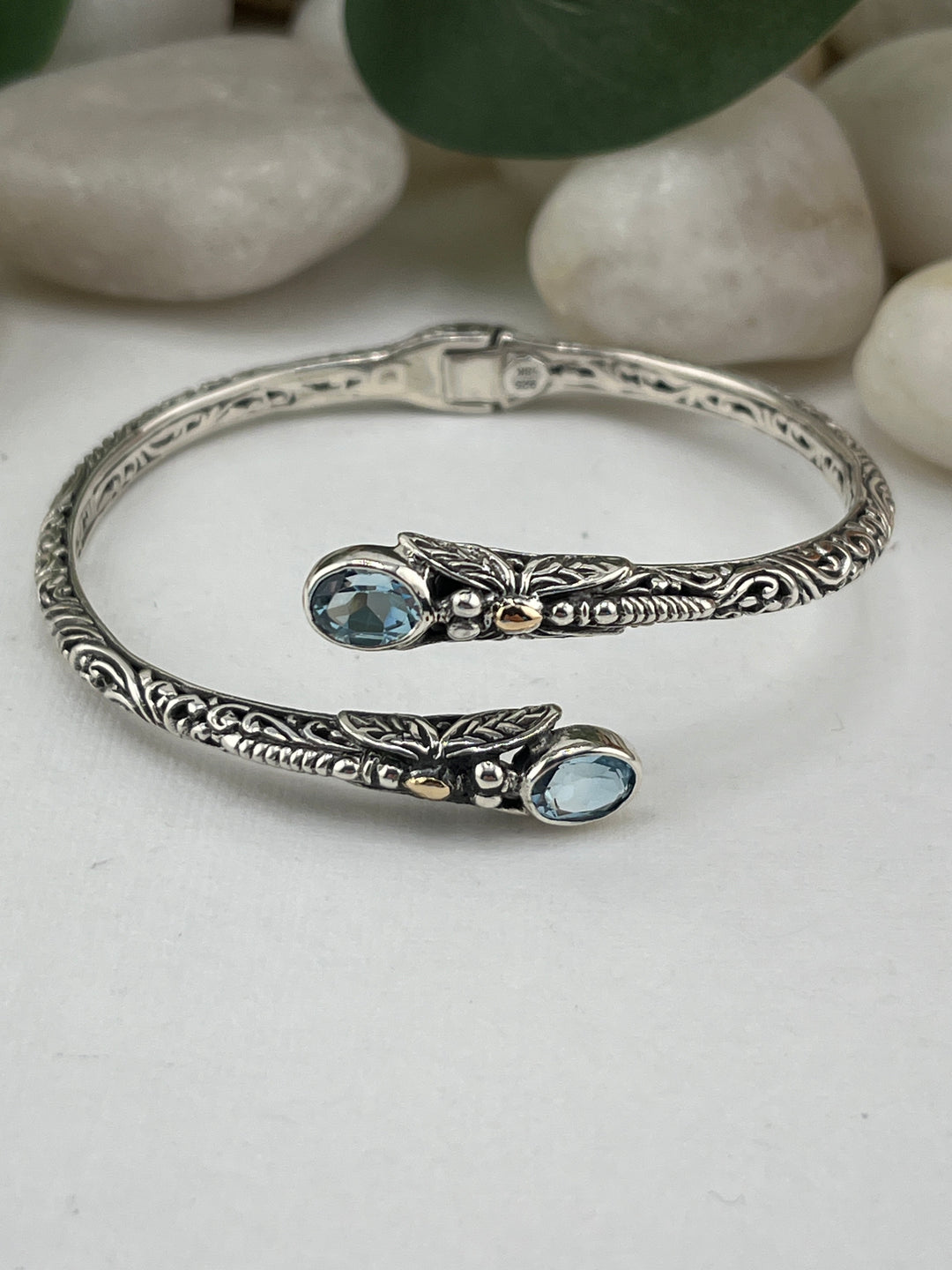 FB Bali Dragonfly Topaz Cuff