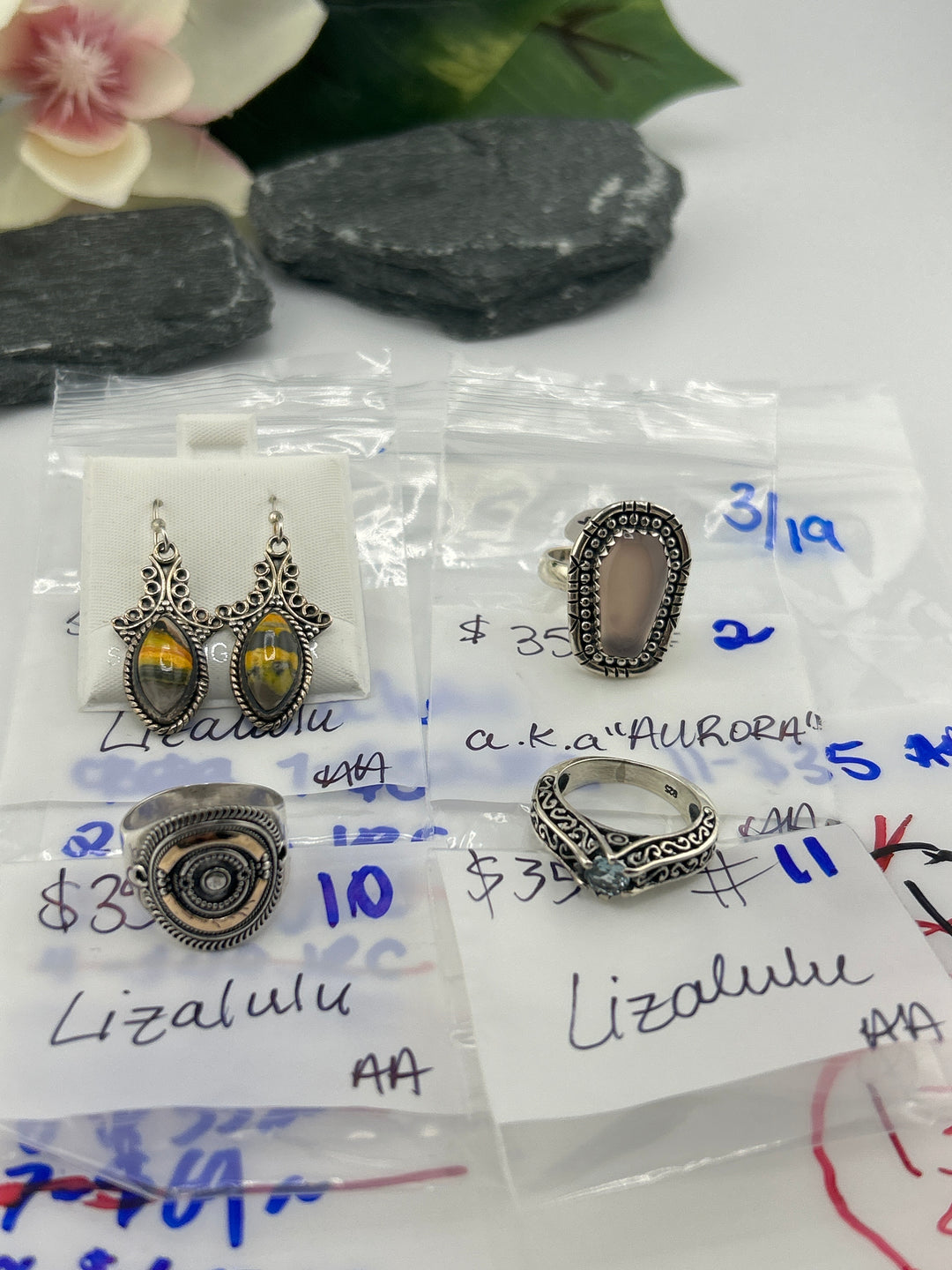 RESERVED FOR: Lizalulu - 3/19/2025 Live Show - 4 Sterling Silver Items