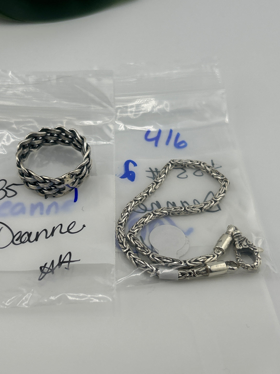 RESERVED FOR: Deanne-4/6/2025 tiktok Live Show -2 Sterling Silver Items