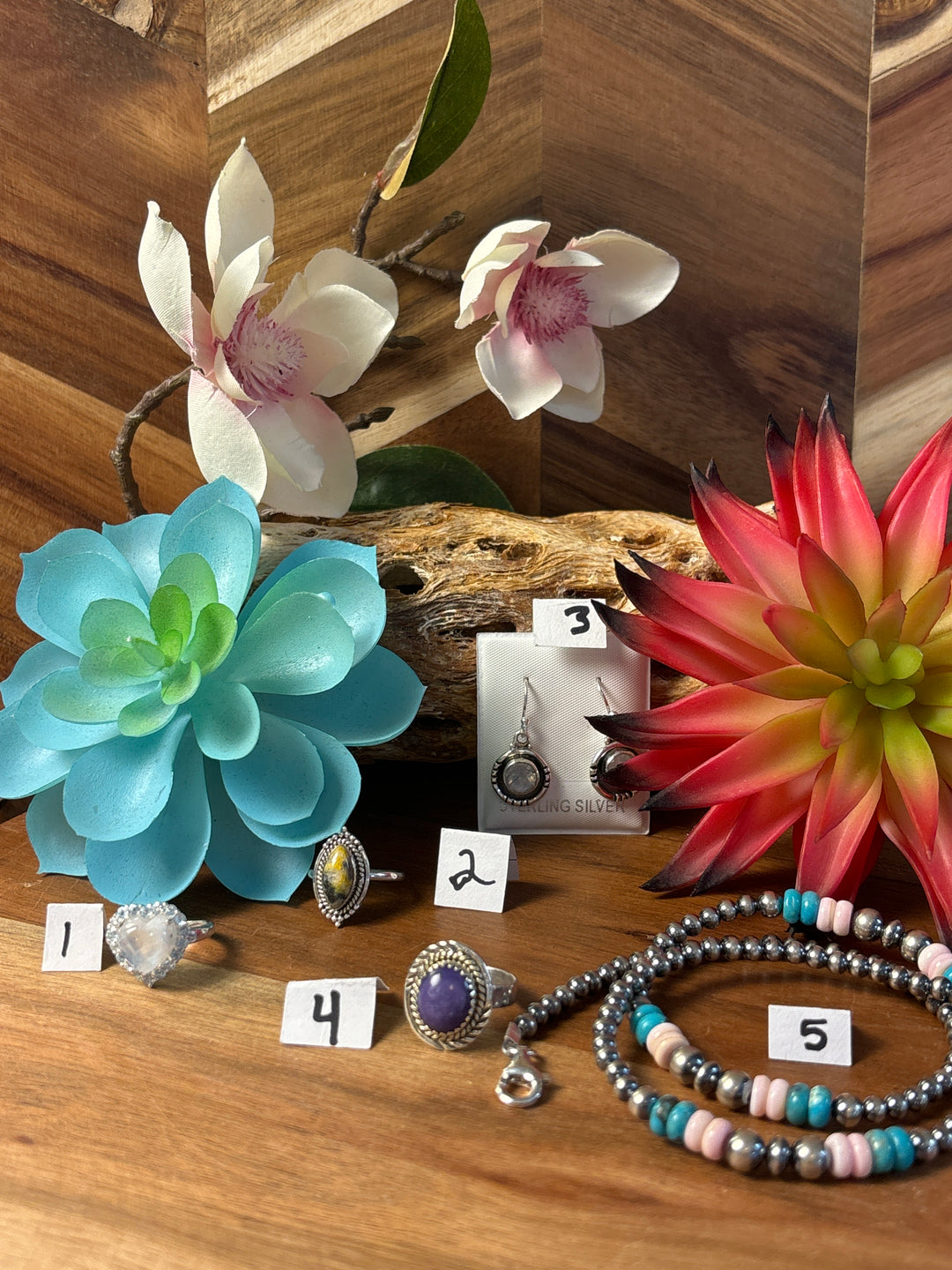 RESERVED FOR: silversensations22 7/28/24- 5 Sterling Silver Items