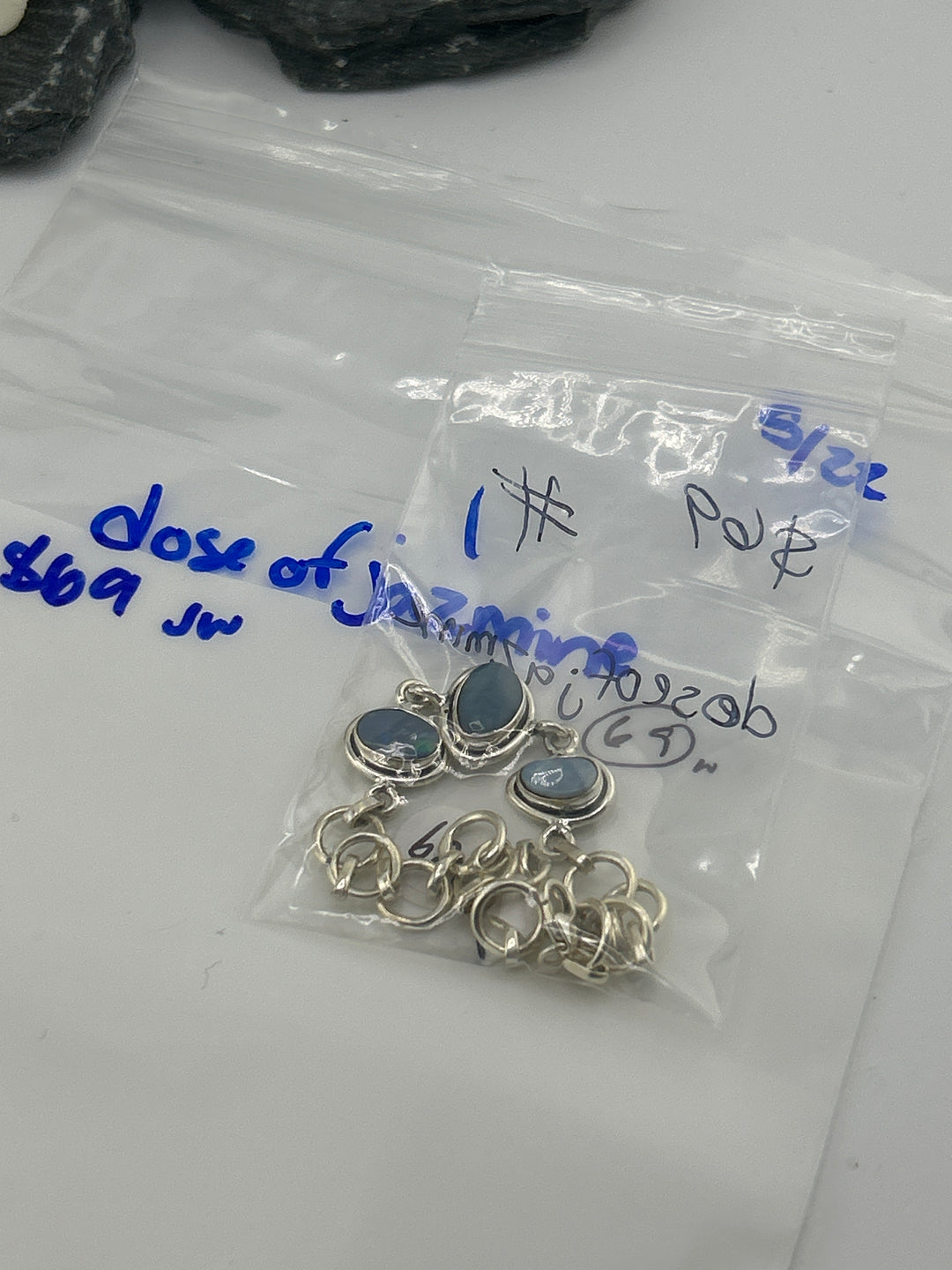 RESERVED FOR:  doseofjazmine- 5/22/2025 tiktok Live Show -1  Sterling Silver Item