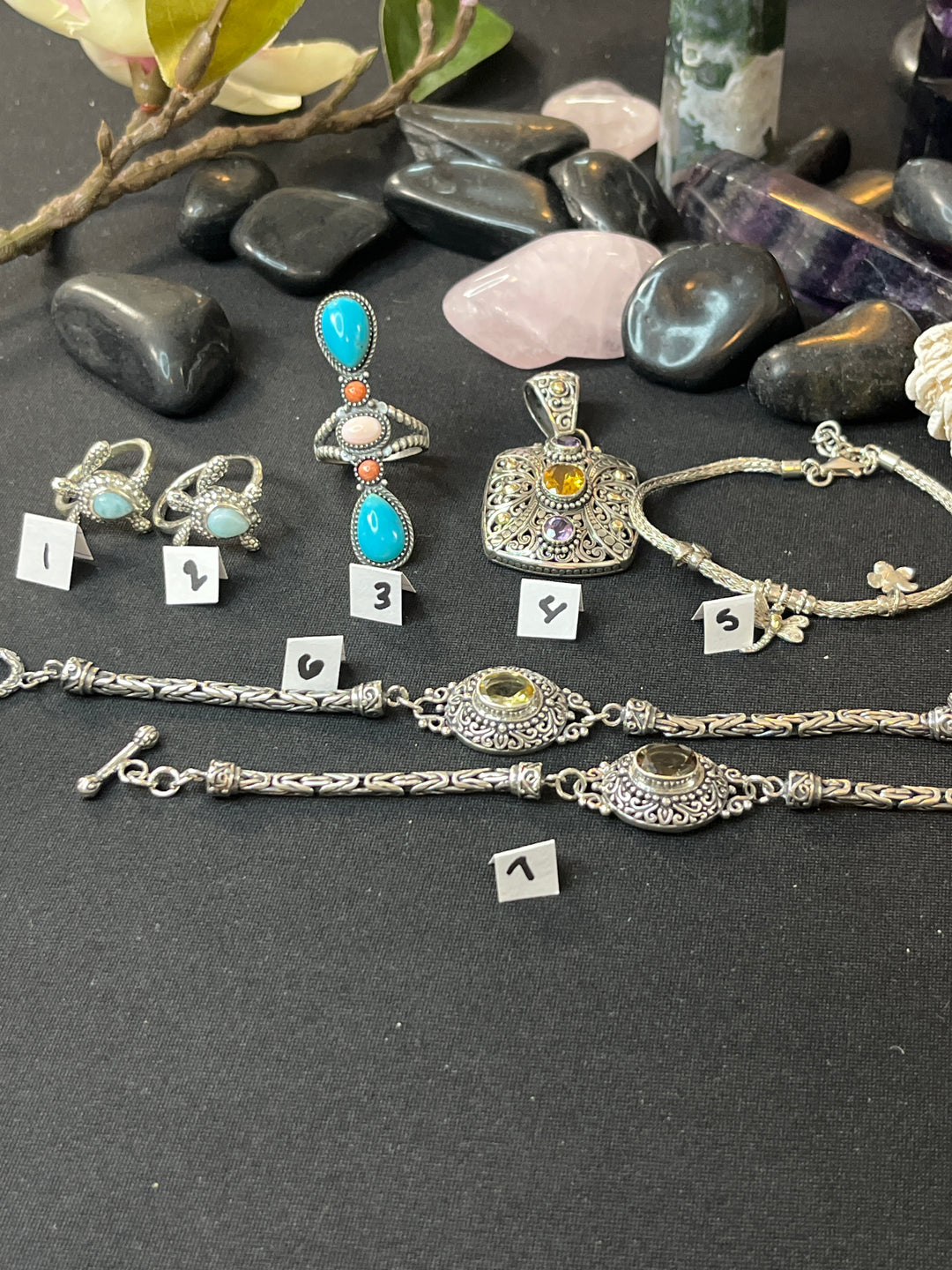 RESERVED FOR: socorrorubio5 - 7 Sterling Silver Items