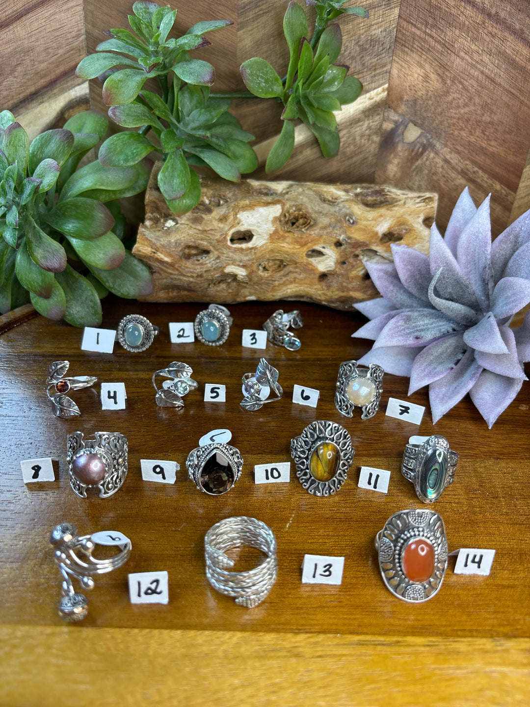 RESERVED FOR: Gina Workman929 8/2/24- 14 Sterling Silver Items