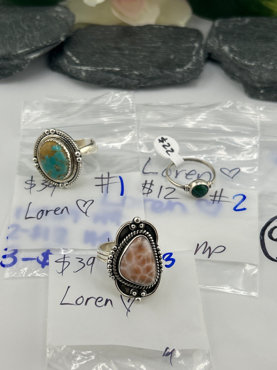 RESERVED FOR: Loren 💚 -4/2/2025 Tiktok Live Show - 3 Sterling Silver Items