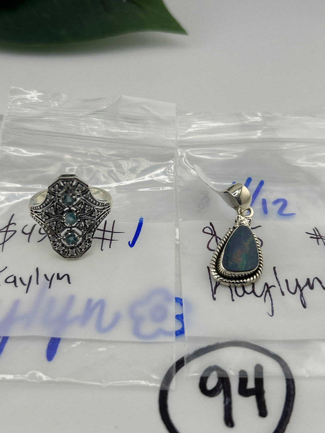 RESERVED FOR: Kaylyn 🌸- 4/12/2025 tiktok Live Show - 2 Sterling Silver Items