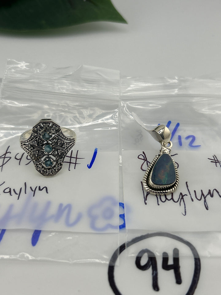 RESERVED FOR: Kaylyn 🌸- 4/12/2025 tiktok Live Show - 2 Sterling Silver Items