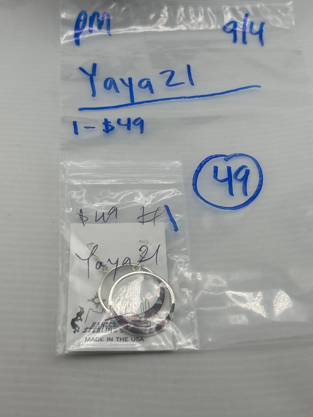 PM SHOW 48HR - RESERVED FOR: Yaya21 - 9/04/2025 FL tiktok Live Show - 1 Sterling Silver Items