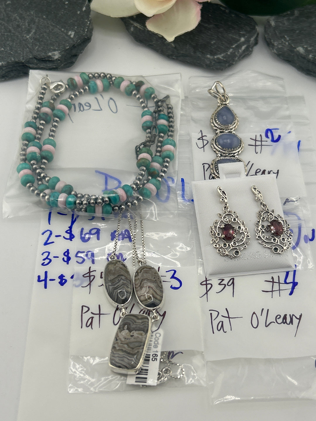 RESERVED FOR: Pat O'Leary- 5/14/2025 tiktok Live Show - 4 6Sterling Silver Items