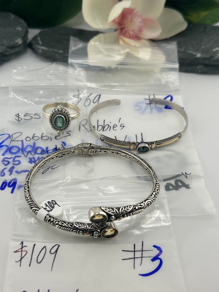 RESERVED FOR: Robbie's World - 5/18/2025 tiktok Live Show - 3 Sterling Silver Items