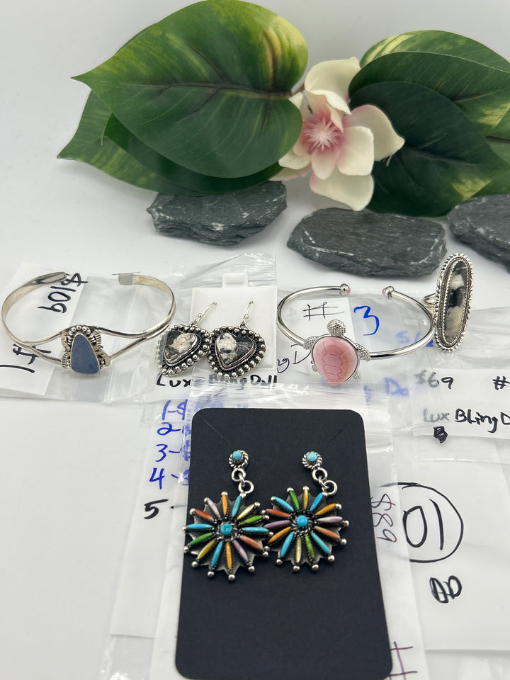 RESERVED FOR:  LuxeBlingDoll - 5/2/2025 tiktok Live Show -5  Sterling Silver Items