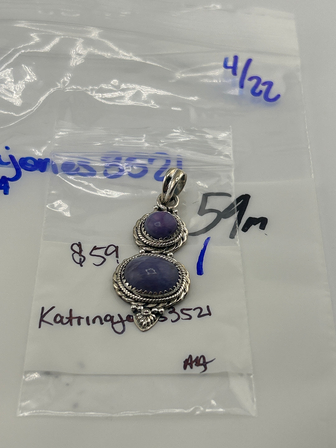 RESERVED FOR: katrinajones3521  - 4/22/2025 tiktok A.M Live Show - 1 Sterling Silver Items