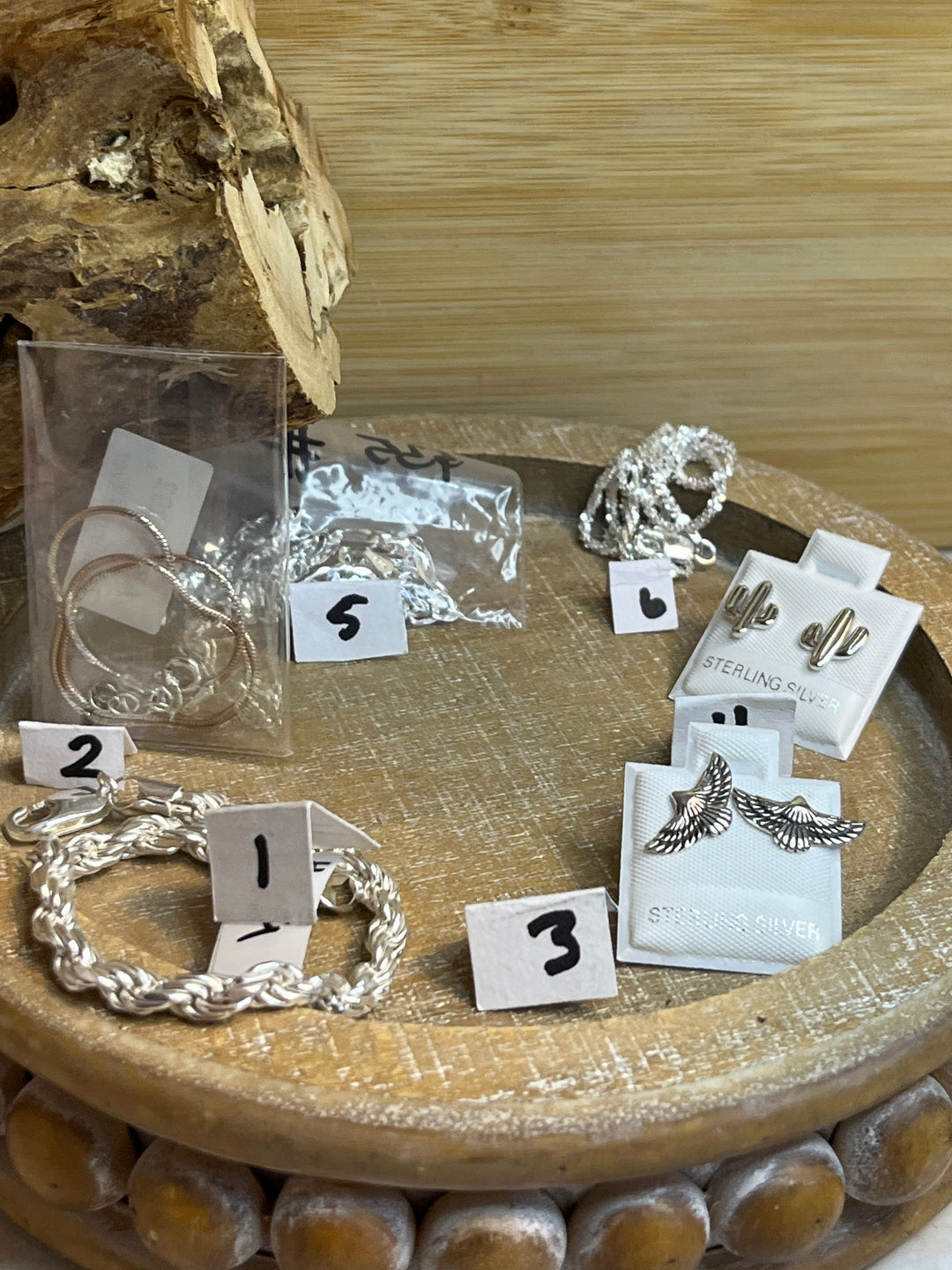 RESERVED FOR: Y@'s Momma-7/17/24-6 Sterling Silver Items