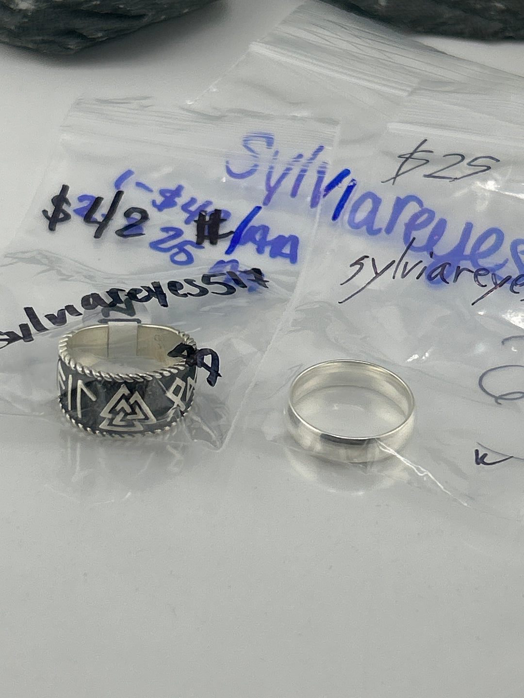 RESERVED FOR: sylviareyes517 - 6/11/2025 tiktok Reservation Live Show - 2 Sterling Silver Items
